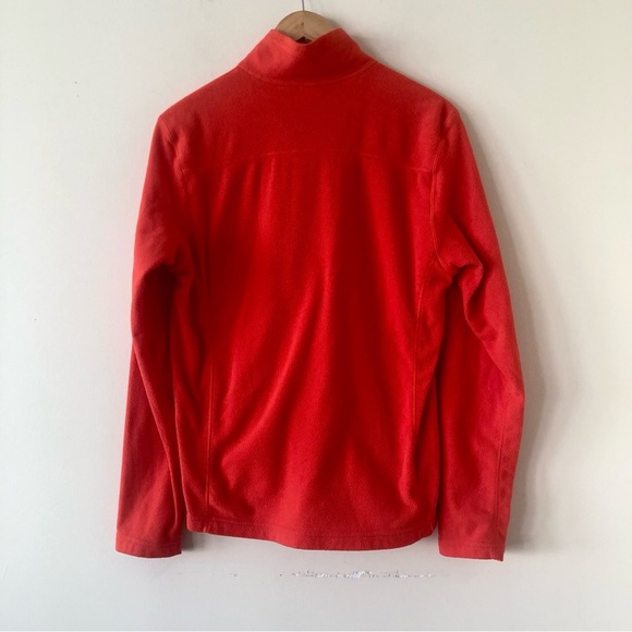 North Face Men’s Small Orange Quarter Zip Fleece Pullover - Picture 7 of 7
